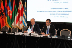 6 December 2022 Dr Vladimir Orlic presides over the PABSEC General Assembly 
